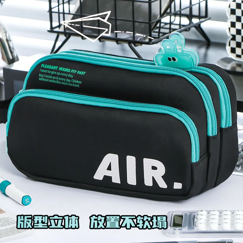 Portable Large Capacity Simple Colorful Combat Multifunctional Primary And Secondary School Students Dirt-Resistant Stationery