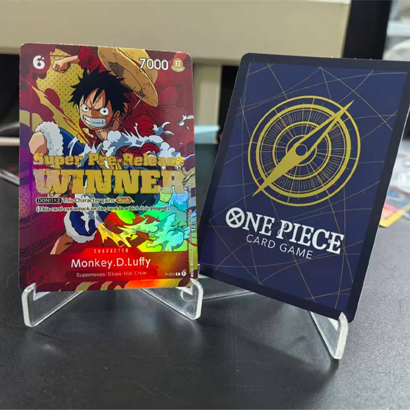 لتقوم بها بنفسك قطعة واحدة بطاقات Tcg نامي St01-007 C 2025 السنة الجديدة الحدث Monkey.d.luffy (P-001) مجموعة ترويجية بطاقات ألعاب أنيمي #2
