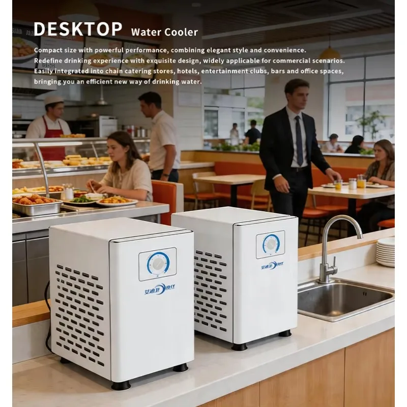 Water Chiller Cooling System Cold Water Stainless Steel 220W RO System Under Sink Desktop Commercial Household Restaurant Use