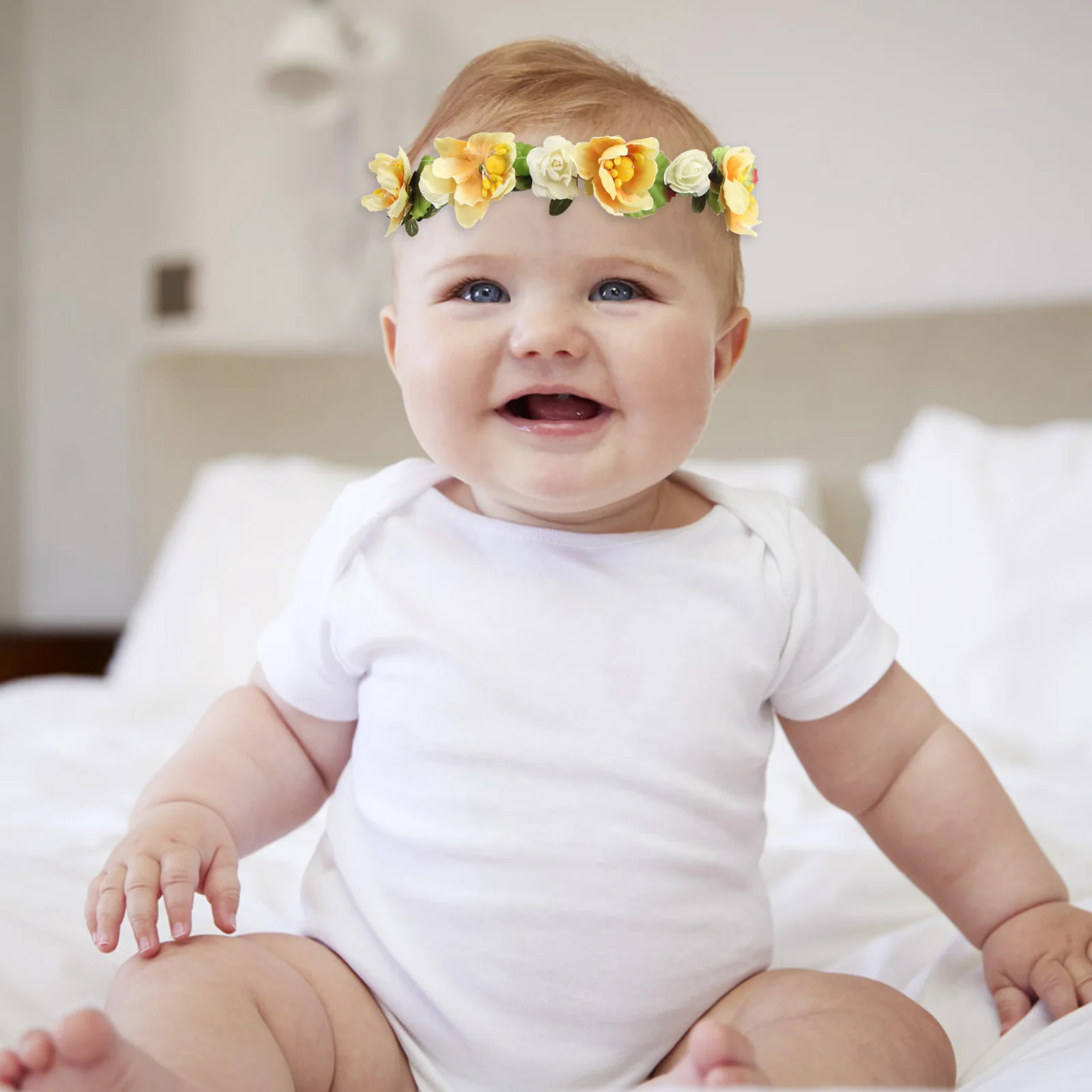

Headwear Artificial Flower Headdress Headbands Hair Accessories Floral Travel