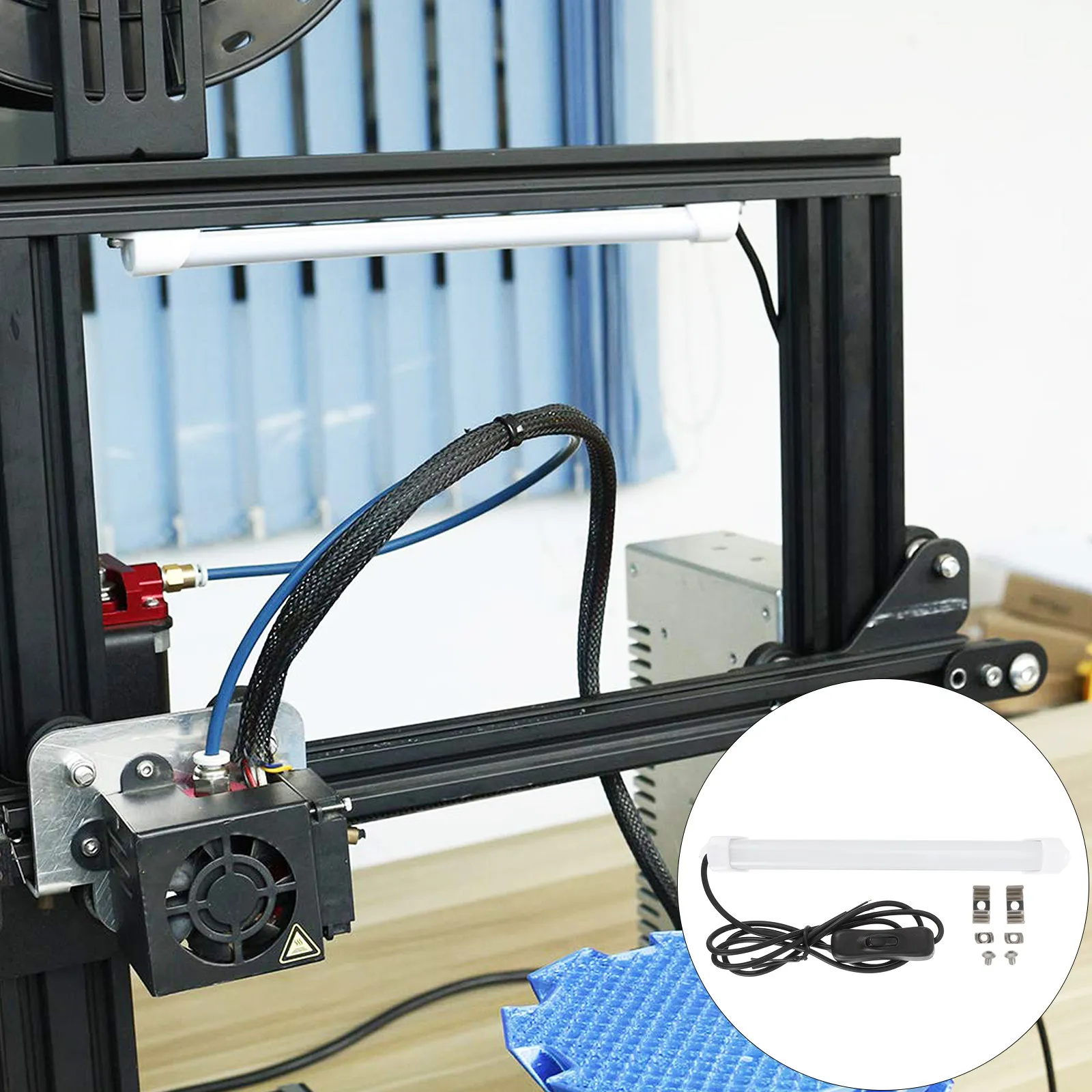 1Set LED Light Bar 24V White Premium Durable Practical Easy Install Upgrade 3D Printer Accessories 3D Printer Light