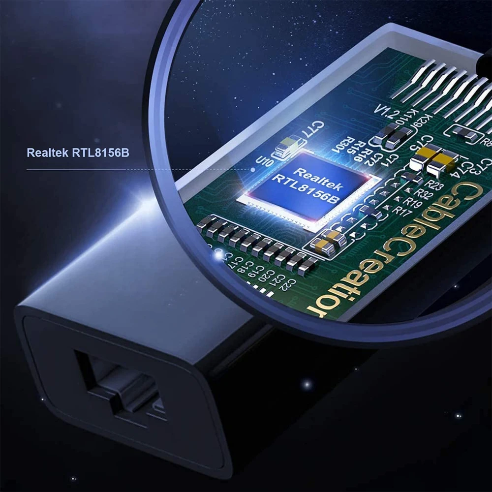 USB type C Ethernet Adapter Network Card Free Driver USB Type-C To RJ45 2500Mbps Lan Adapter For MacBook PC Mac