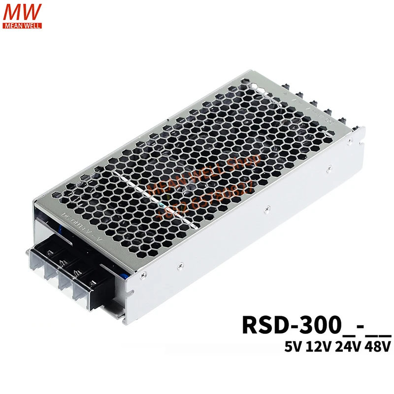 Original MEAN WELL Switching Power Supply 300W Railway Single Output DC-DC Converter RSD-300B-5 300C 300D 300E 300F-5 12 24 48