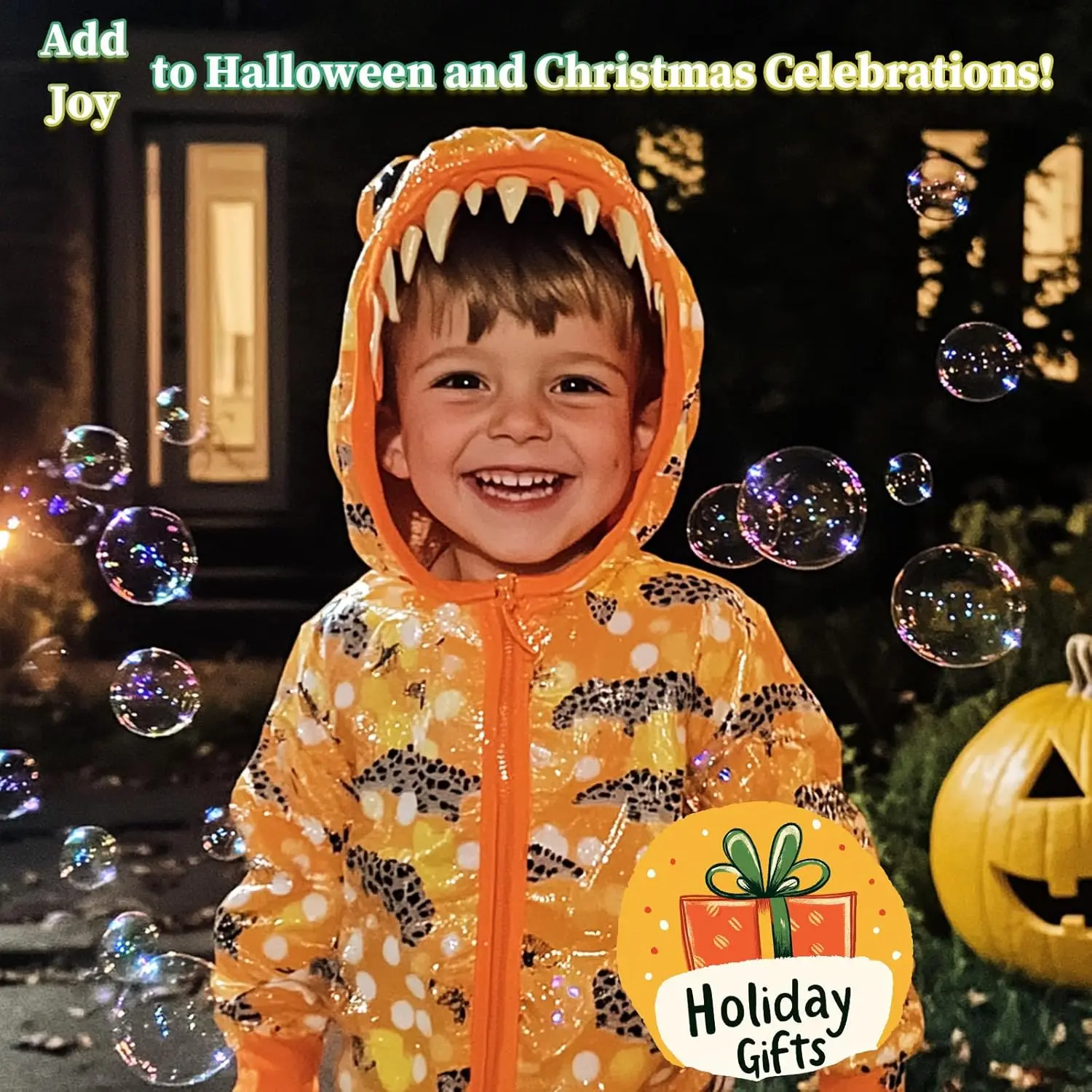 Light-Up Dino Bubble Gun Bubble Machine ไดโนเสาร์ Bubble Blower ฤดูร้อนงานแต่งงานของขวัญวันเกิด Party Favors Bubbles สําหรับเด็ก