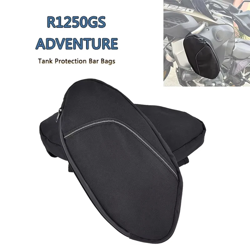 Motorcycle Bumper Frame Waterproof Bag Crash Bar Side Tool Bags For R 1250 GS Adventure R1250GS Motorcycle Accessories