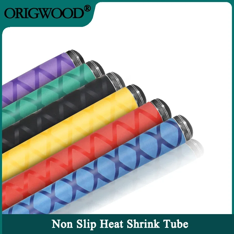 

1/3/5Pcs Non Slip Heat Shrink Tube Fishing Rod Wrap 15 18 20 22 25 28 30 35 40 45 50mm Handle Insulated Protect Waterproof Cover