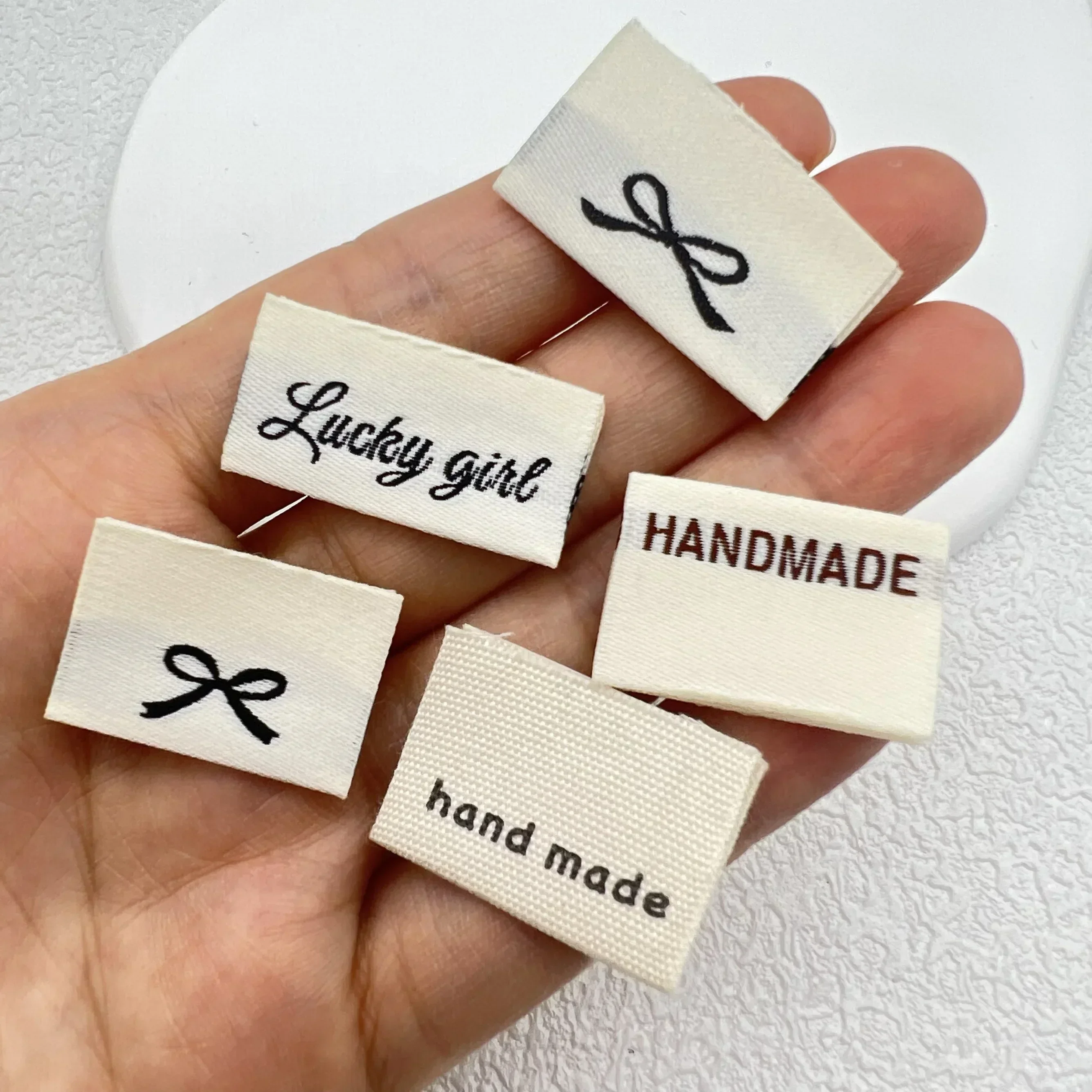 stock handmade  Sewing DIY clothing color Weaving mark，Handbook label