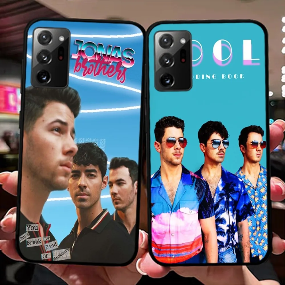 Band J-Jonas B-Brothers Phone Case For Samsung Note 8 9 10 20 pro plus lite M 10 11 20 30 21 31 51 A 21 22 42 02 03