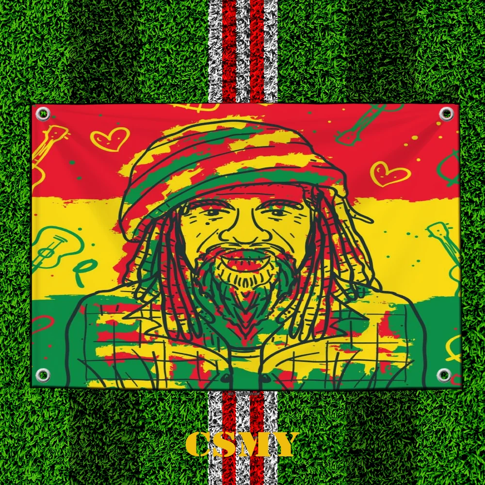 Laumango Reggae Rasta Hippie Band high flag flag