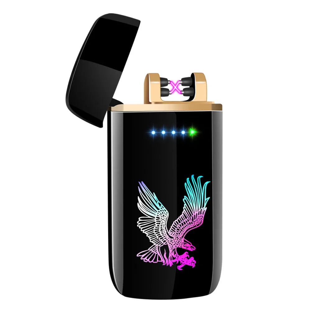 

Sliding Sensing Electric Lighters Rechargeable Unique Pocket Plasma ARC Lighter Windproof USB Flameless Cool Lighters For Men