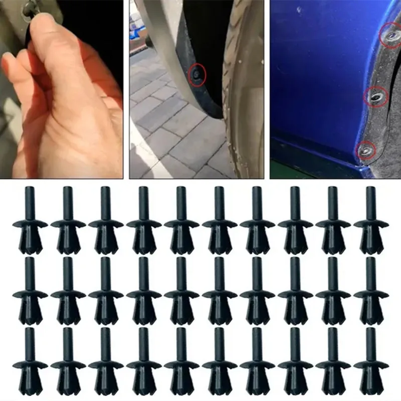 40pcs 51161881149 Car Fender Liner Expanding Rivets Clips for BMW 1 2 3 4 6 7 X Z Series E12 E28 E34 E39 E60 E61 E88 F20 E64