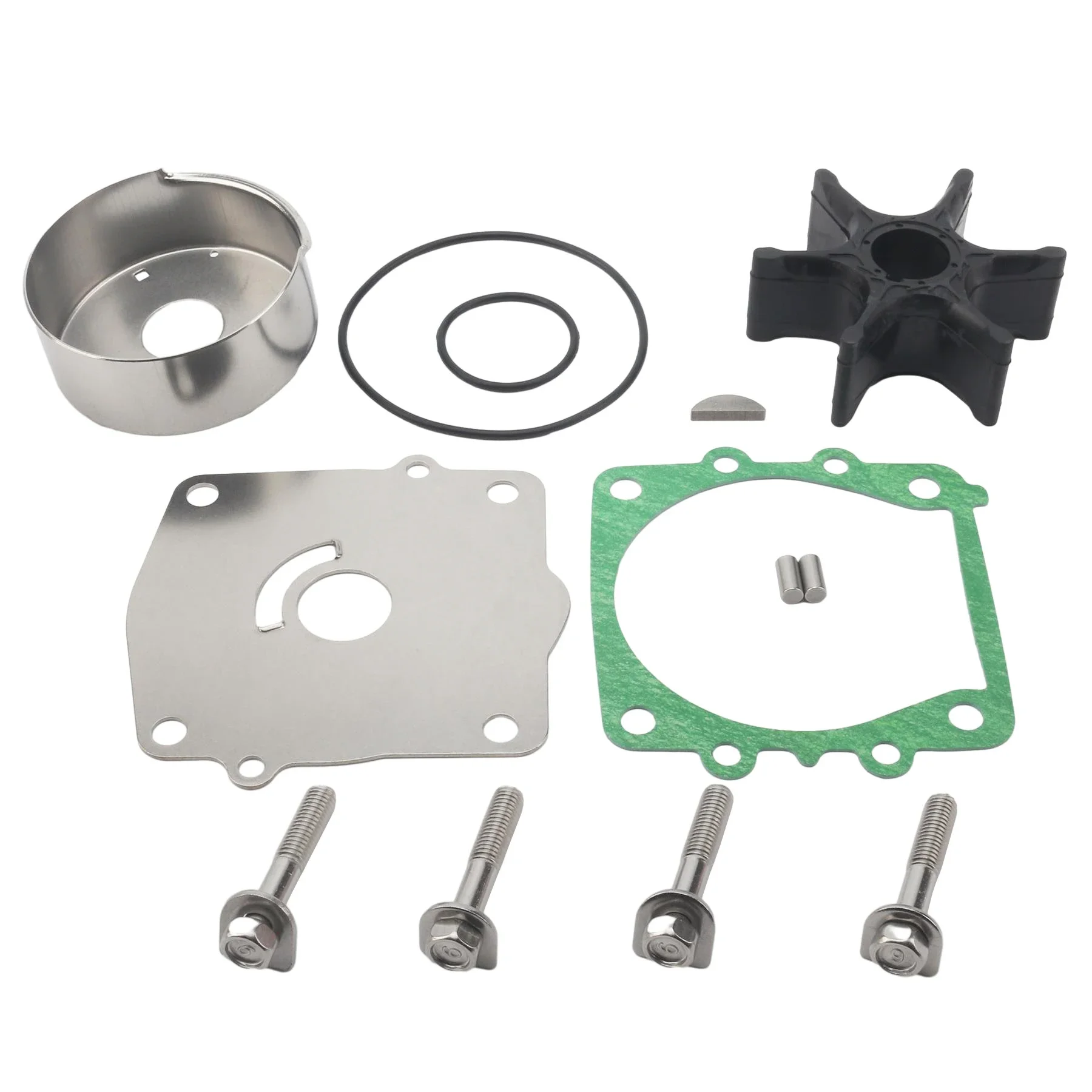 

6E5-W0078-01 Water Pump Repair Service Kit for Yamaha 2 Str 115 130 HP Outboard Boat Motor 6E5-W0078-A1