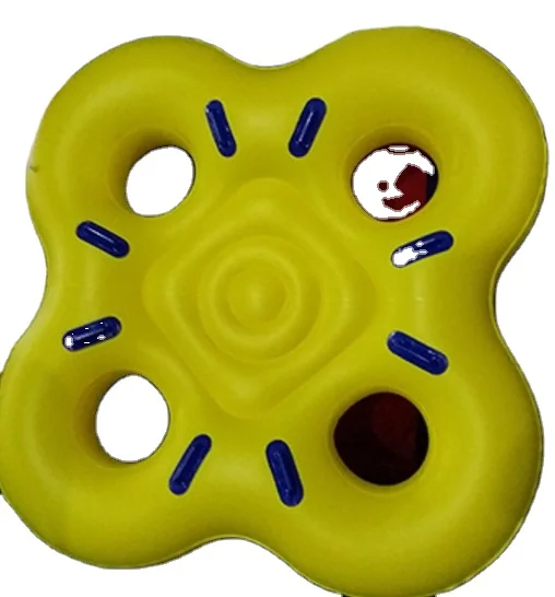 

Water Park Thickened PVC Inflatable Double Multi Kayak Swimming Ring With Handle Life Buoy