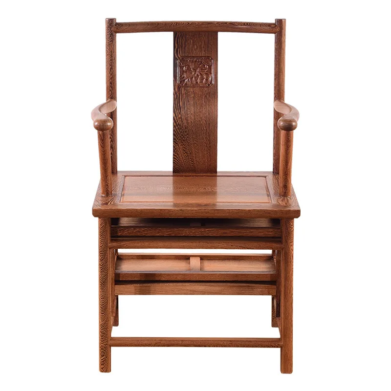 

Solid wood chair with armrests, multifunctional folding, back chair