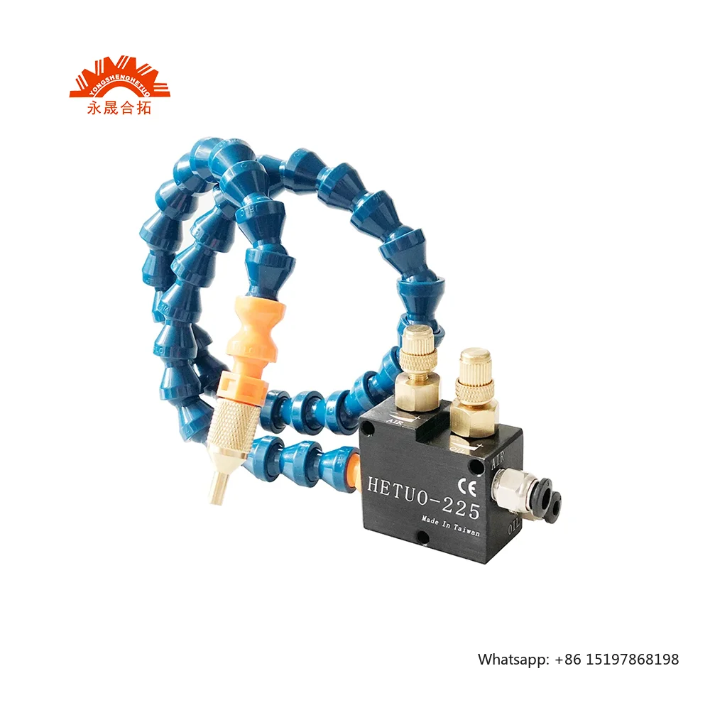 

HETUO-225 CNC Cooling Hose Engraving Router Coolant Sprayer Nozzle for Metalworking Cutting Lubrication