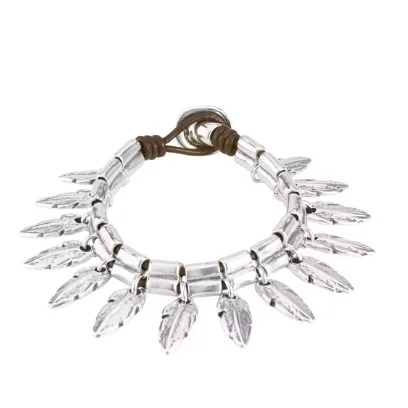 

2024 Original New Product Spain UNOde50 Jewelry Fashion Unique Leaf Bracelet Girlfriend Romantic High Quality Gift Souvenir