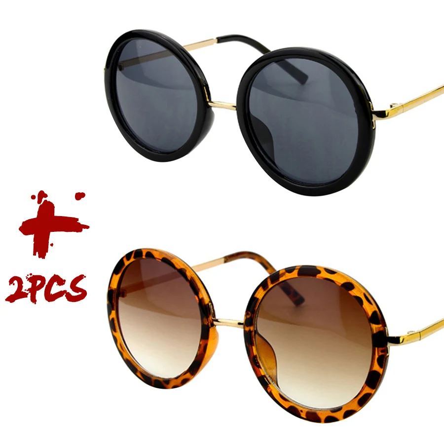 Retro Runde Sonnenbrille Damen Markendesigner Outdoor Reise Fahren Vintage Sonnenbrillen Herren Unisex Mädchen Damen 5 Farben Bestseller – Detail 9