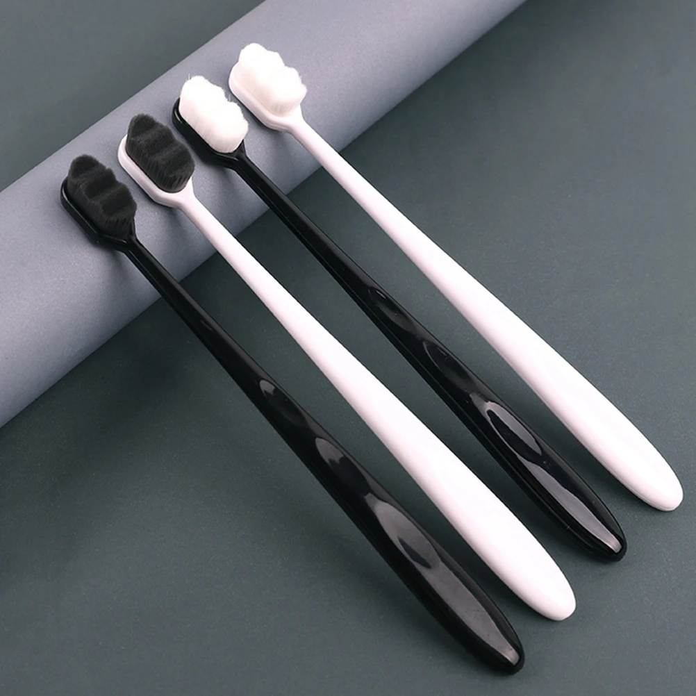 

Soft Bristle Toothbrushes Micro-Nano Bristles Ergonomic Anti-Slip Handle For Oral Cleaning Teeth Care