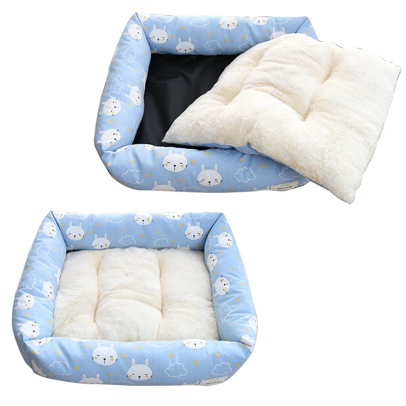 Super Soft Plush Cat Bed All Seasons Universal Dog Kennel Small Medium Pet Cushion Pad Cat Nesk Sleeping Bed Pet Warm Mattress