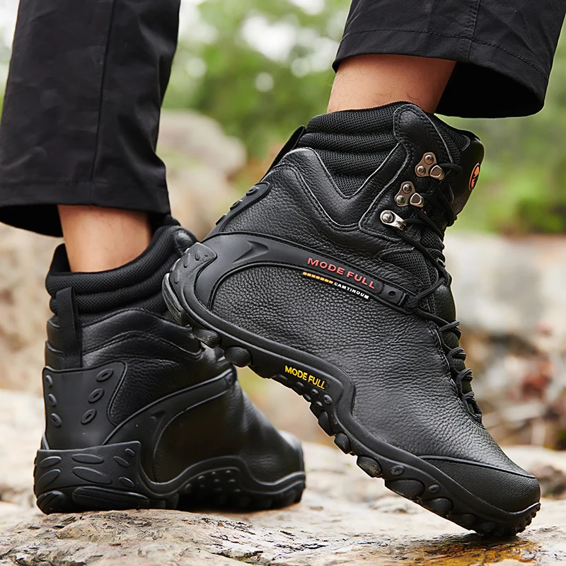 Botas tácticas de cuero impermeable – Outdoor y caza - imagen 5