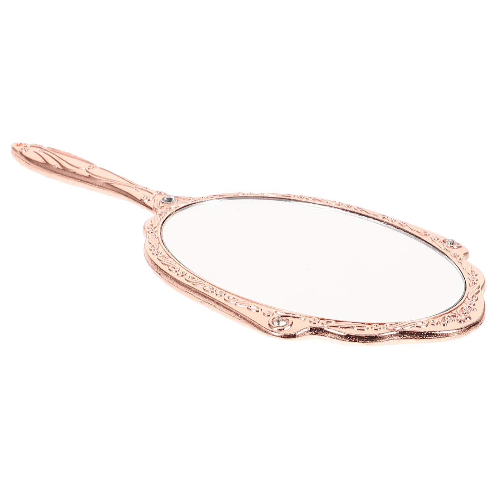 

Mirror Hand with Handle Handheld for Makeup Vintage Portable Women Mirrors Small