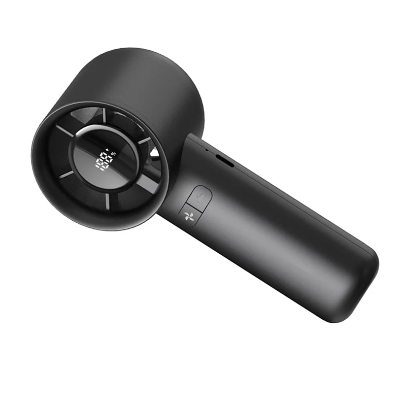 THIVN-Portable Handheld Fan Digital Display Fan For Travel,Rechargeable Fan High Speed Fan