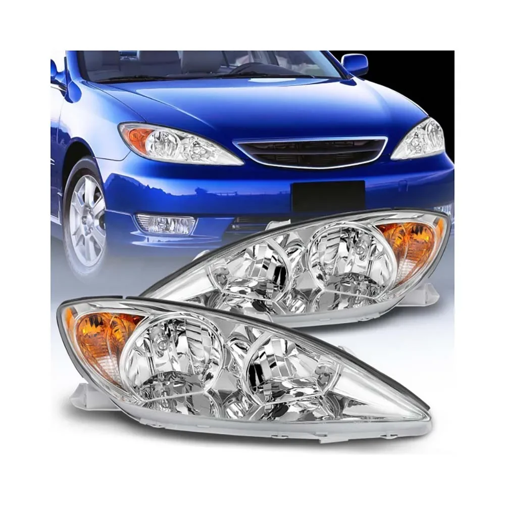 

2 Piece Headlight Head Light for Toyota Camry 2002 2003 2004 Without Lamp