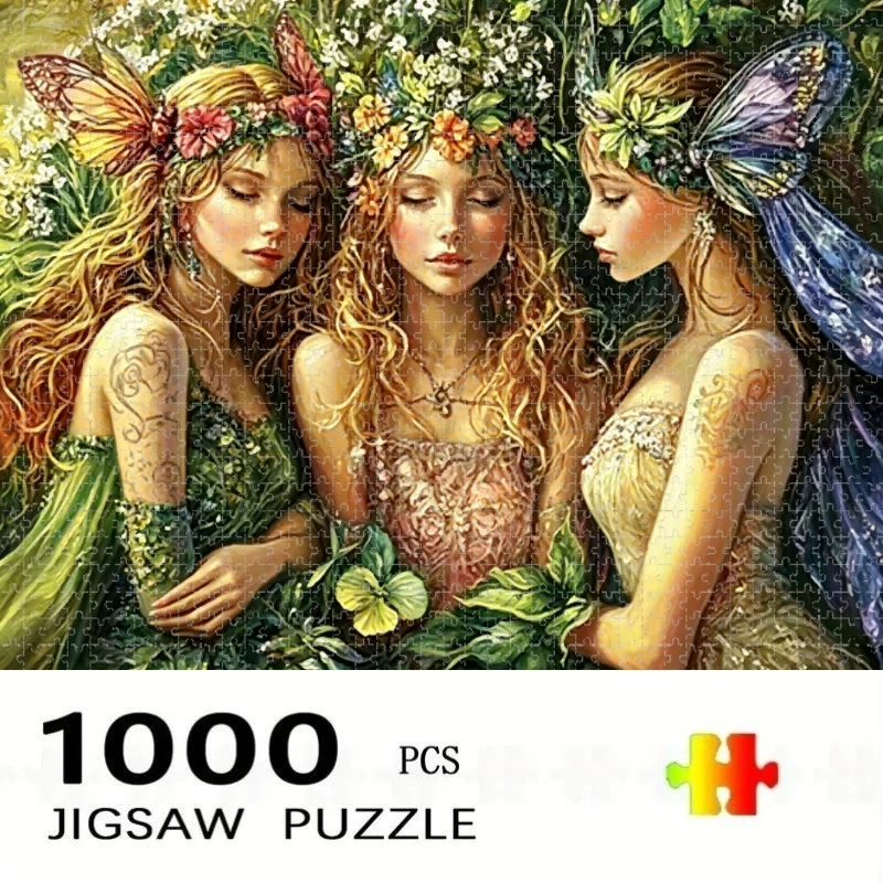

Fairy Princess New Style Educational Puzzle Difficult Challenge Leisure Decompression Jigsaw Puzzle