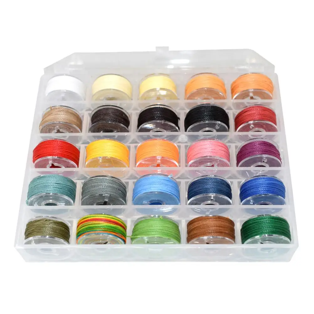 

Waxed Line Round Wax Cord Polyester Thread for DIY Projects High Color Saturation Durable Sewing Wax Thread Strong