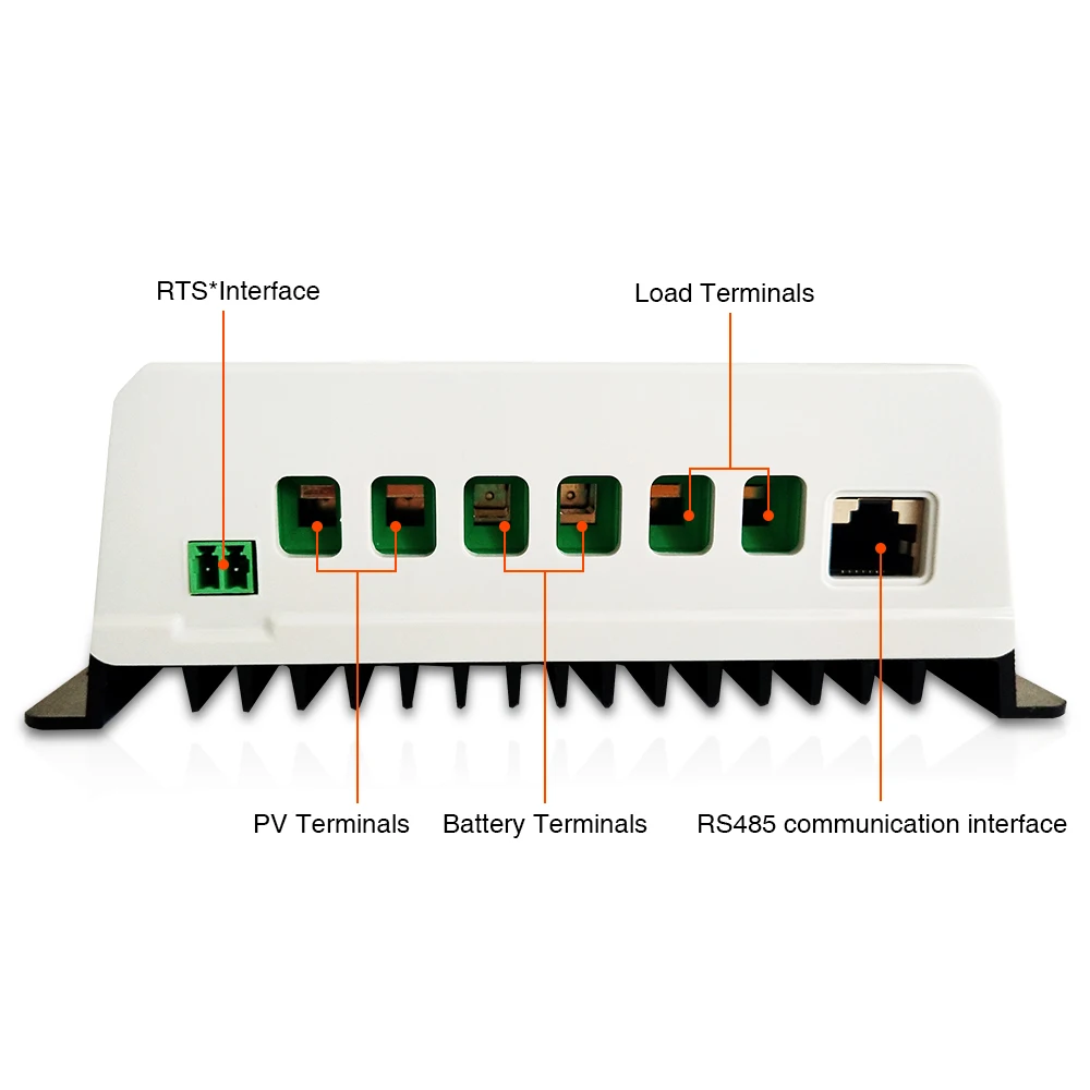 ソーラー充電器コントローラー,EPEVER-MPPT mpt,40A 30a 20a 10a,ソーラーレギュレーター,12v 24v,自動max pv 60v 100v,mt50およびケーブル付き