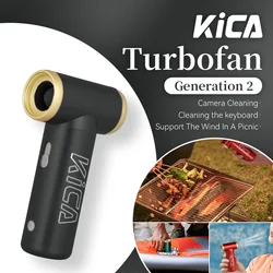 100000RPM KICA Jetfan 2 Air Blower Portable Turbo Fan Compressed Air Duster Computer Keyboard Cleaner for PC Car Camera