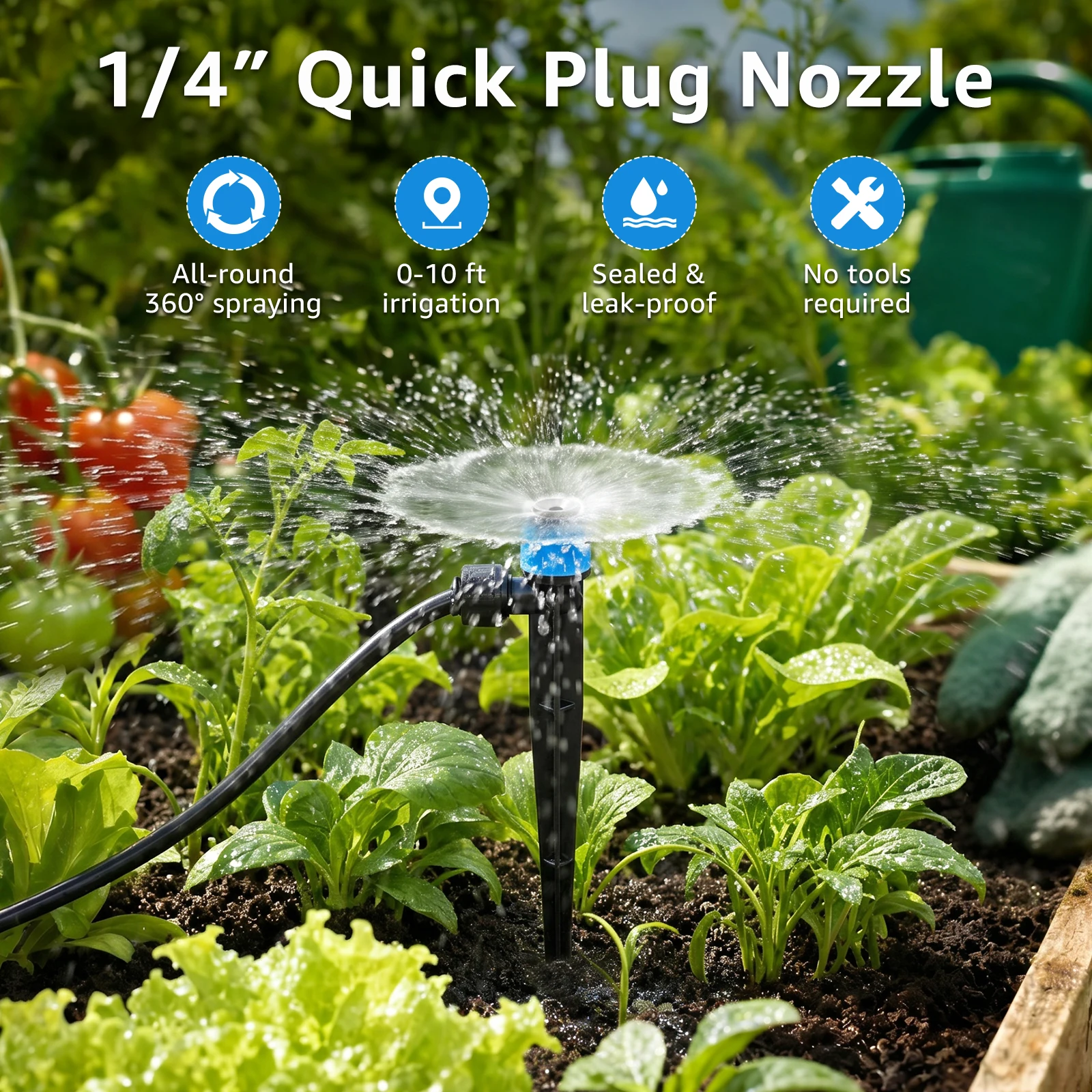 1/4 Inch Stake Sprinkler Drip  - Smart Garden Hub ulasan dan harga