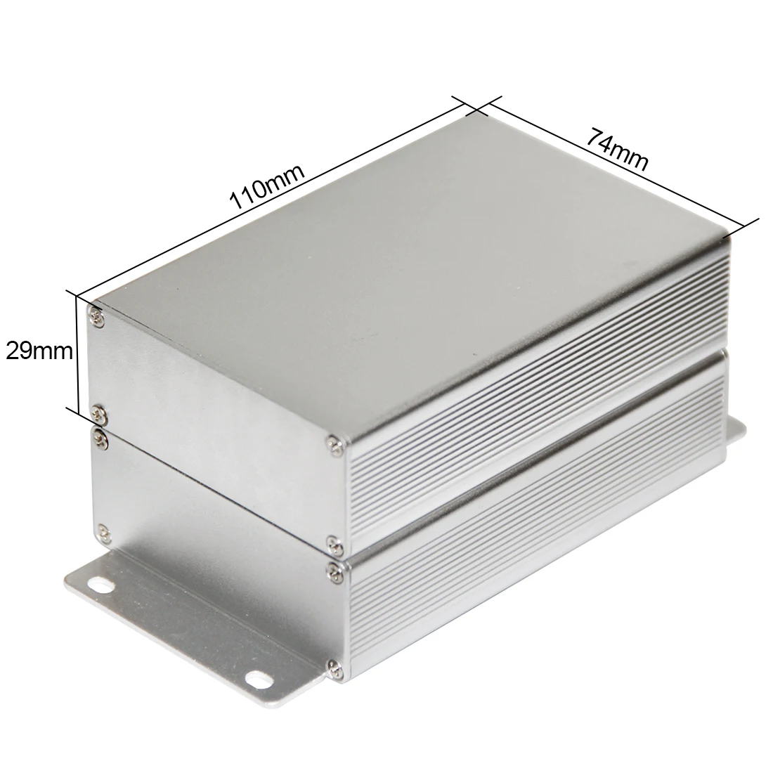 

Aluminum Enclosure 74*29*110mm Power Control Box Silver Extrusion Case PCB Distribution Project Funtion Box DIY NEW