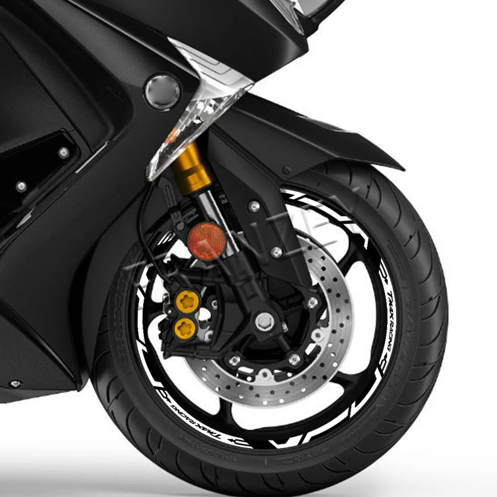 Autocollant de jante de moto réfléchissant TMAX, pour YAMAHA Tmax500 530 560, pour Scooter, accessoires de bande étanche