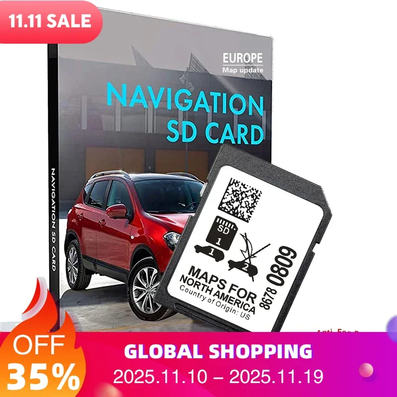 

SD Card for Cadillac CT5 2020-2023 Car USA CAN MEX Maps Sat Nav GPS Navigation 8GB 8678-0809 Update GPS Data Road
