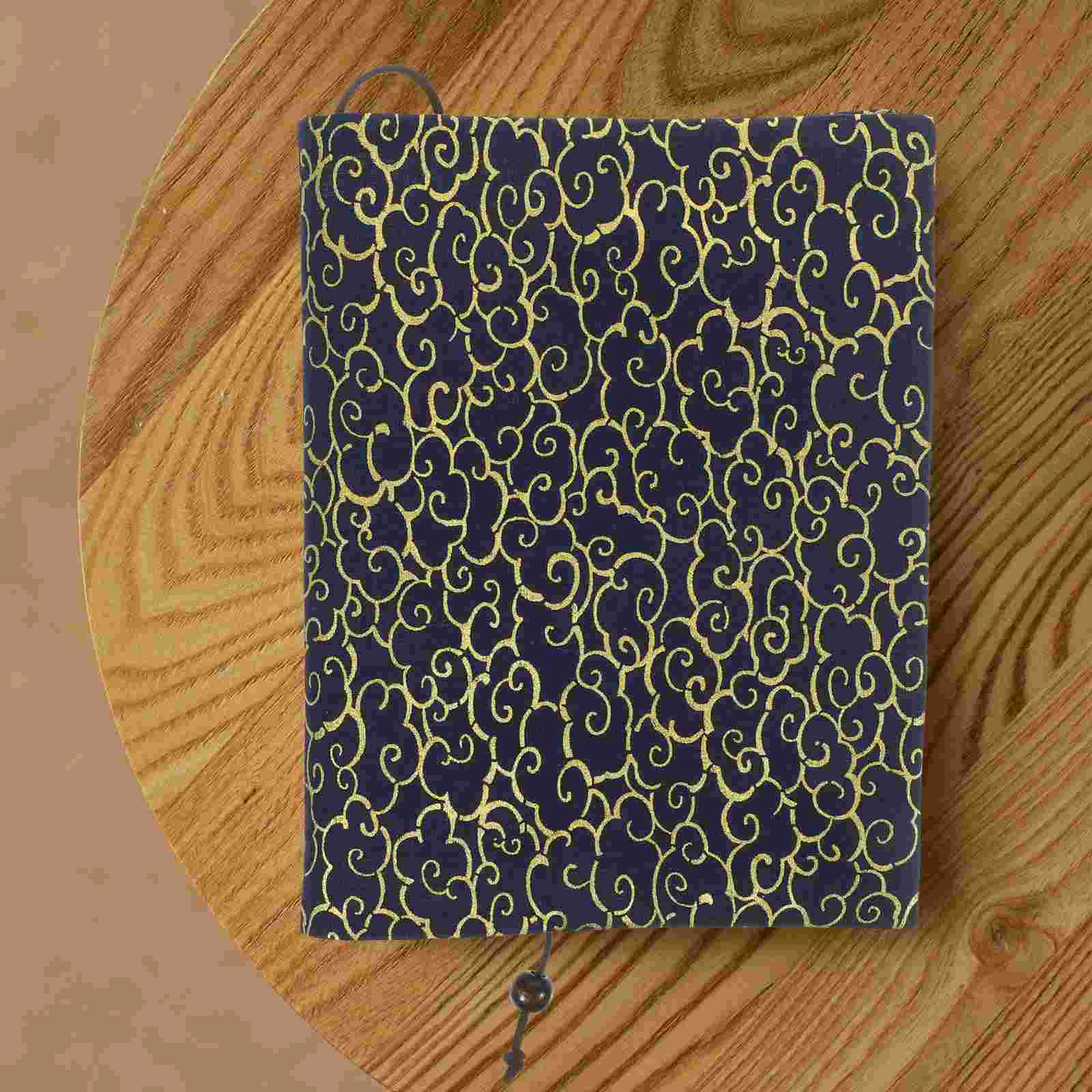 A5 Cloth Book Bible Gifts Reusable Handmade Book Sleeve Adjustable Book Protector For Notebook Hand Account Book