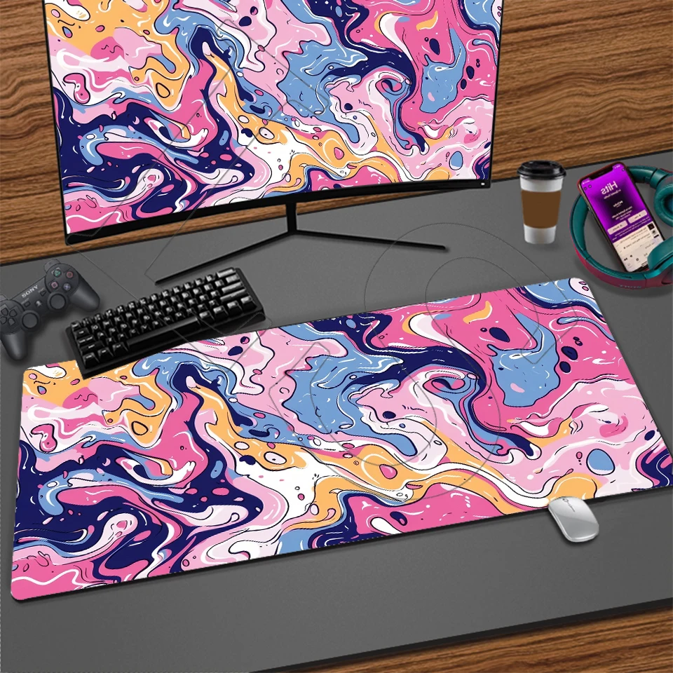 

Large Mouse Pads Simple Lines Simple Rubber Mousepad Abstract Graffiti Gaming Mouse Pad Office Computer Accessories Desk Mats