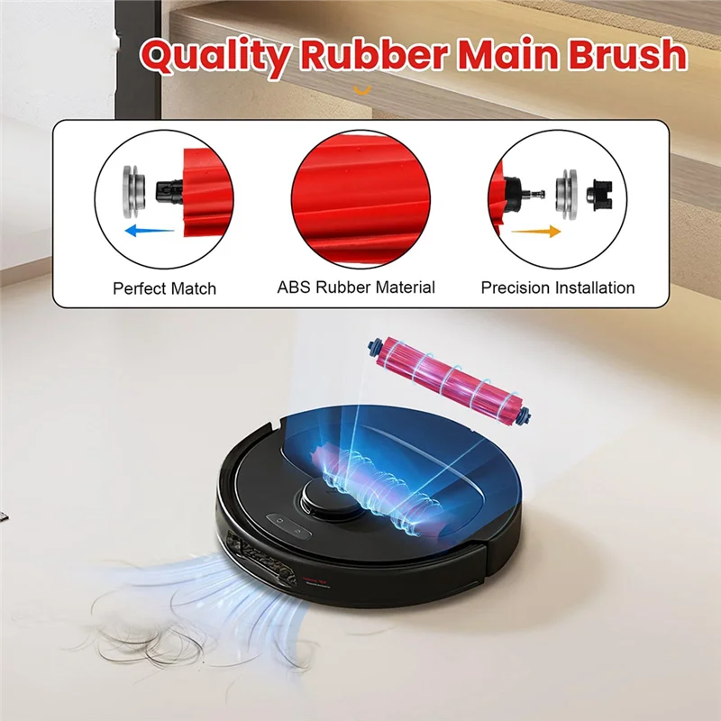 B59B-Suitable For Roborock Sweeping Robot Qrevo Pro Main Side Brush For Greater Durability
