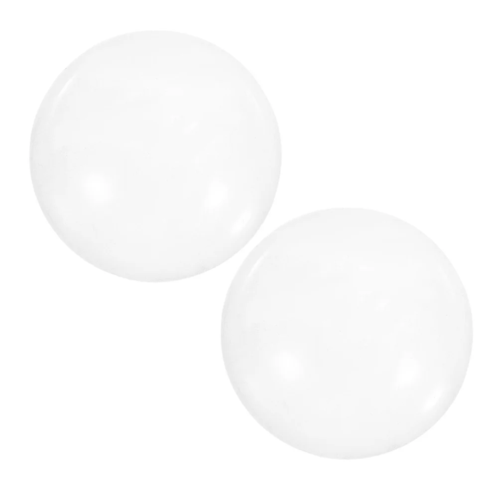 

2Pcs Crystal Dome Paperweight Transparent for Calligraphy Practice Painting Drawing Tailor Craft Heavy Duty Desktop Organizer