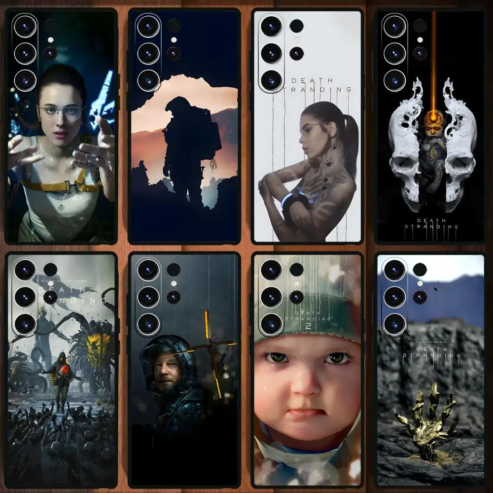 Чехол для телефона HOT GAME Death Stranding для Samsung Galaxy S25 S24 S23 S22 S21 S20 Plus Ultra Note20, мягкий черный Чехол для телефона HOT GAME Death Stranding для Samsung Galaxy S25 S24 S23 S22 S21 S20 Plus Ultra Note20, мягкий черный