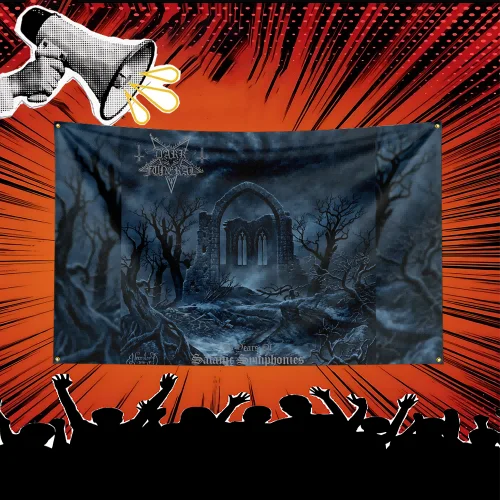 Dark Funeral Inspired Rock Music Flag 3x5 FT Polyester Banner For Bedroom Wall Decor Music Fans Gift