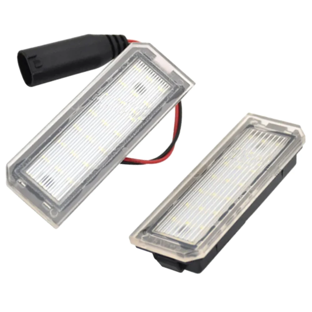 

LR037612 2 шт. автомобильные светодиодные лампы освещения номерного знака для VW Golf Land Rover Range Rover ксеноновый белый свет