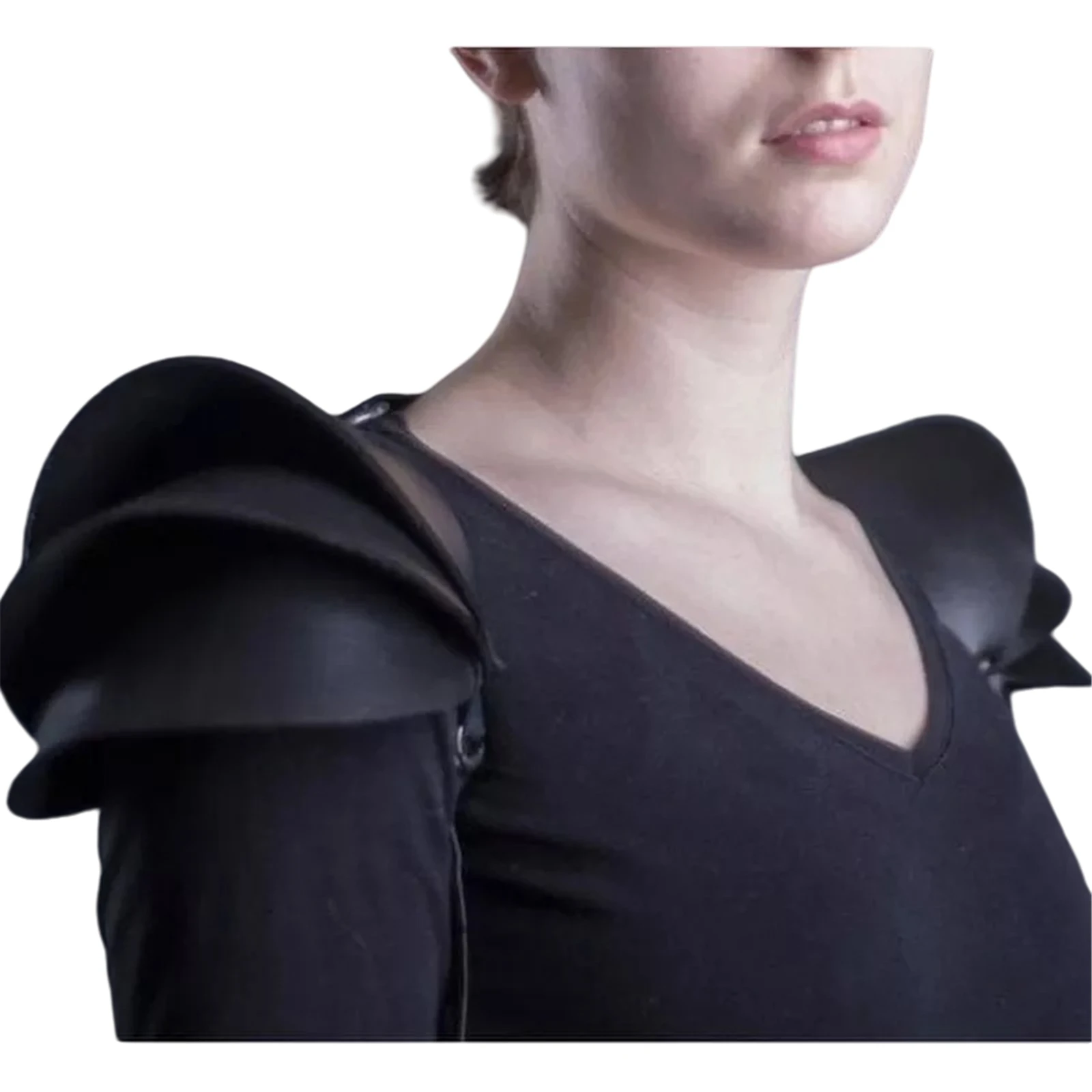 Armatura per spalla medievale Rinascimentale vichingo pirata Protezione per spalla in pelle PU Steampunk Halloween Knight LARP Cosplay