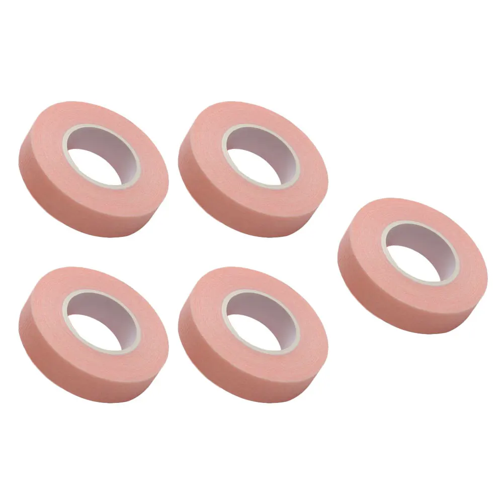 

5 Rolls Pink Non-woven Tape for Eyelash Extensions Breathable Adhesive Grafting Eyelashes Grafting Supply Tool Makeup Supply