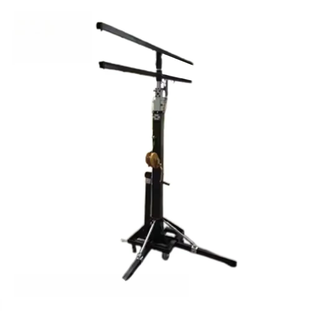 Heavy duty line array tower elevator with supporting legs