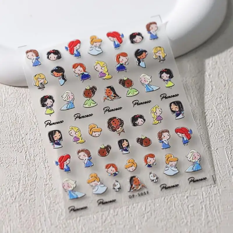 

Набор забавных наклеек «Принцессы Диснея» для рукоделия, аниме-аксессуары, игрушки, наклейки для стаканов, CCD-камер, ногтей, подарок для девочек