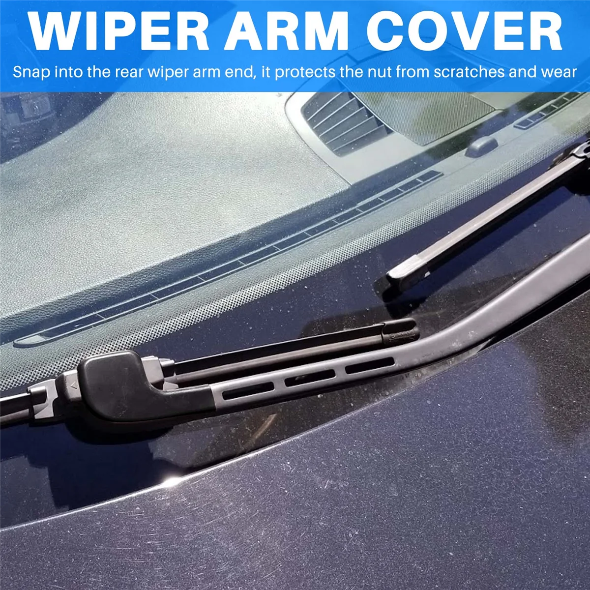 2X Windshield Wiper Arm Covers Caps for 3 E90 E91 E92 61617138990