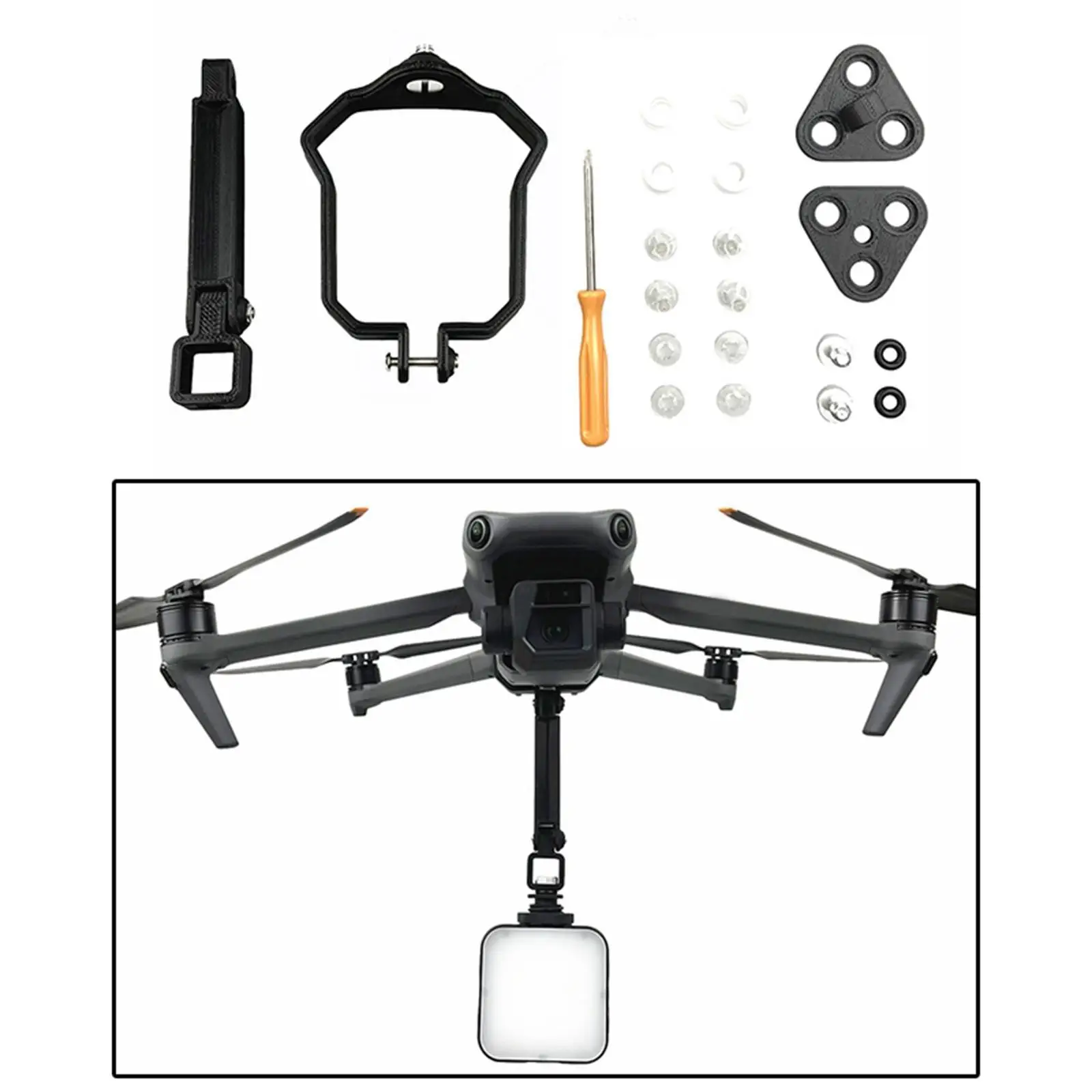 Extended Adapter Bracket Holder 1/4 Threaded Screw for DJI Mavic 3 Cine Part