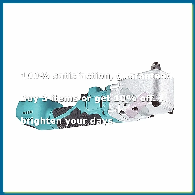 ●1000NM Brushless Electric Ratchet Wrench 1/2 Inch Ratchet Wrench Set Power Tool Removal Screw Nut for 18V Battery-ABFB