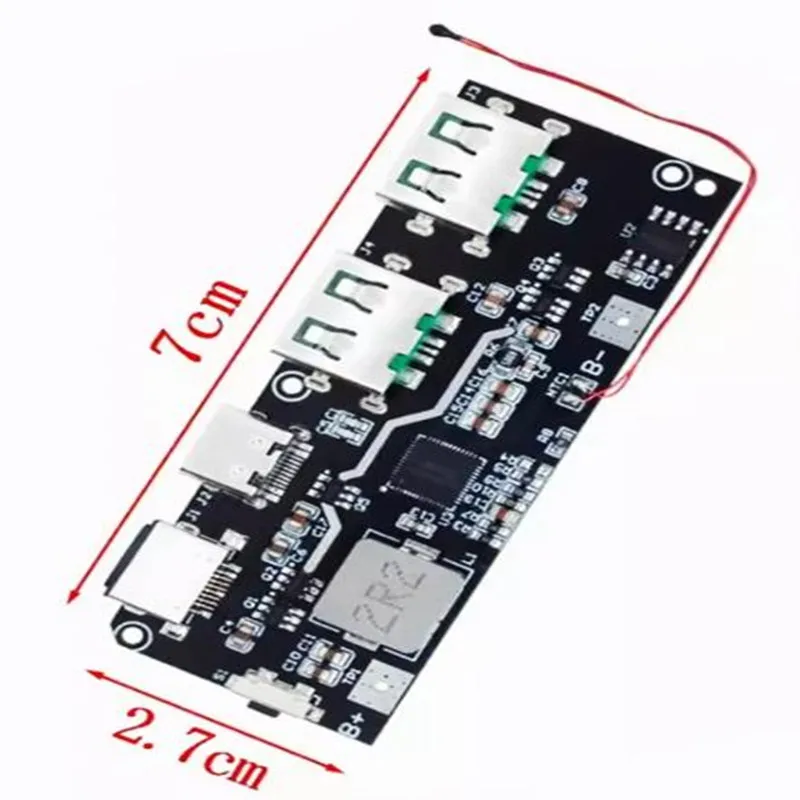 

Лидер продаж 2025 года, 22,5 Вт, внешний аккумулятор, 5-портовый двунаправленный модуль питания для быстрой зарядки, печатная плата, комплект материнской платы «сделай сам», QC4 + PD3.